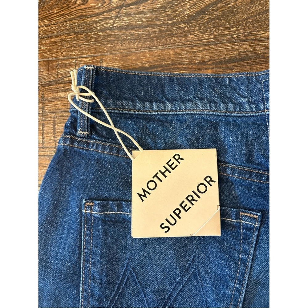 Mother Superior The Delinquent Ankle Jeans Women 28 NWT Wide Leg Made In Shade - Picture 7 of 14